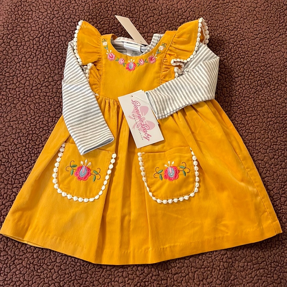 Bonnie Baby corduroy jumper NWT